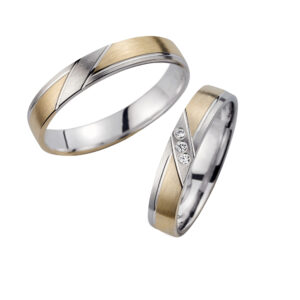 Cilor Eheringe/Trauringe Perfect Love HR-141A Gelbgold/Weißgold