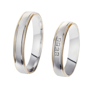Cilor Eheringe/Trauringe Perfect Love HR-161A Gelbgold/Weißgold