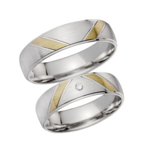 Cilor Eheringe/Trauringe Perfect Love HR-240A Gelbgold/Weißgold