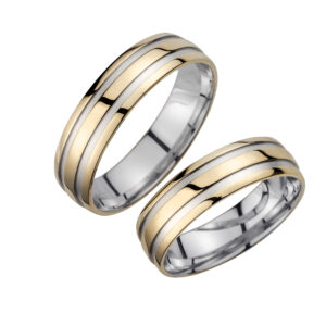 Cilor Eheringe/Trauringe Perfect Love HR-259A Gelbgold/Weißgold