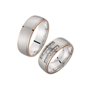 Cilor Eheringe/Trauringe Sieger Limited Edition SR-02 Weißgold/Rotgold