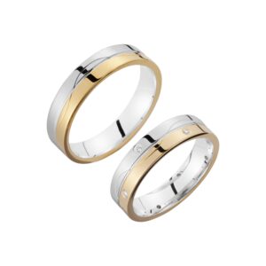 Cilor Eheringe/Trauringe Sieger Limited Edition SR-03 Gelbgold/Weißgold