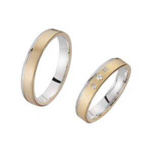 Cilor Eheringe/Trauringe Sieger Limited Edition SR-05 Gelbgold/Weißgold