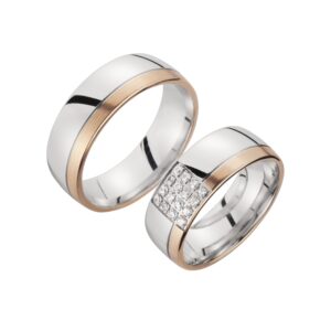 Cilor Eheringe/Trauringe Sieger Limited Edition SR-07 Weißgold/Rotgold