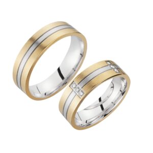 Cilor Eheringe/Trauringe Sieger Limited Edition SR-11 Gelbgold/Weißgold