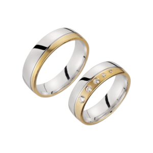 Cilor Eheringe/Trauringe Sieger Limited Edition SR-12 Gelbgold/Weißgold