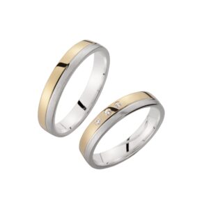 Cilor Eheringe/Trauringe Sieger Limited Edition SR-13 Gelbgold/Weißgold
