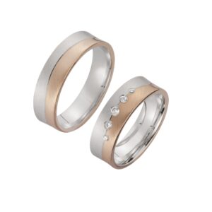 Cilor Eheringe/Trauringe Sieger Limited Edition SR-16 Weißgold/Rotgold