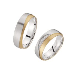 Cilor Eheringe/Trauringe Sieger Limited Edition SR-17 Gelbgold/Weißgold
