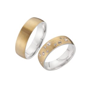 Cilor Eheringe/Trauringe Sieger Limited Edition SR-20 Gelbgold/Weißgold