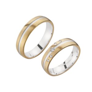 Cilor Eheringe/Trauringe Sieger Limited Edition SR-21 Gelbgold/Weißgold