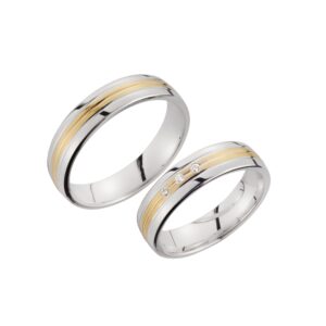 Cilor Eheringe/Trauringe Sieger Limited Edition SR-22 Gelbgold/Weißgold