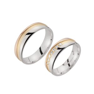 Cilor Eheringe/Trauringe Sieger Limited Edition SR-23 Gelbgold/Weißgold/Rotgold