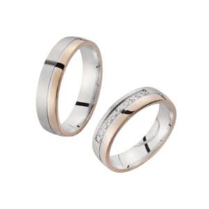 Cilor Eheringe/Trauringe Sieger Limited Edition SR-26 Weißgold/Rotgold