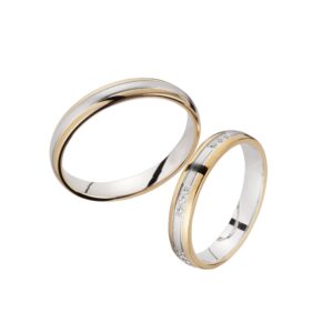 Cilor Eheringe/Trauringe Sieger Limited Edition SR-27 Gelbgold/Weißgold