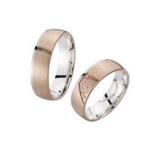 Cilor Eheringe/Trauringe Sieger Limited Edition SR-29 Weißgold/Rotgold