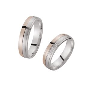Eheringe/Trauringe Sieger Limited Edition SR-35 Weißgold/Rotgold