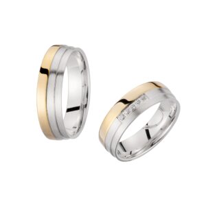 Eheringe/Trauringe Sieger Limited Edition SR-36 Gelbgold/Weißgold