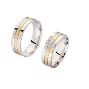 Eheringe/Trauringe Sieger Limited Edition SR-37 Gelbgold/Weißgold