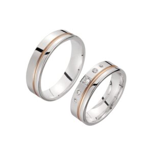Eheringe/Trauringe Sieger Limited Edition SR-39 Weißgold/Rotgold
