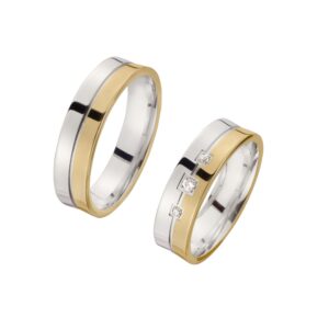 Eheringe/Trauringe Sieger Limited Edition SR-40 Gelbgold/Weißgold