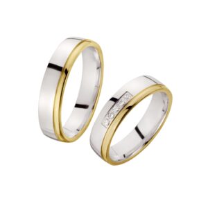 Eheringe/Trauringe Sieger Limited Edition SR-41 Gelbgold/Weißgold