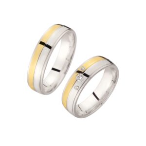 Eheringe/Trauringe Sieger Limited Edition SR-42 Gelbgold/Weißgold