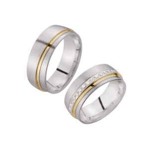 Eheringe/Trauringe Sieger Limited Edition SR-47 Gelbgold/Weißgold