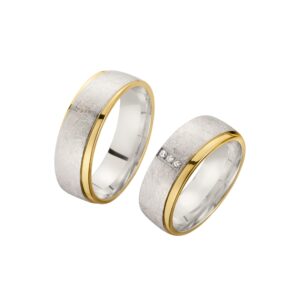 Eheringe/Trauringe Sieger Limited Edition SR-49 Gelbgold/Weißgold