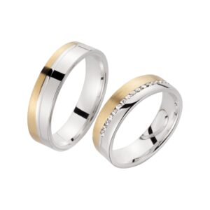 Eheringe/Trauringe Sieger Limited Edition SR-50 Gelbgold/Weißgold