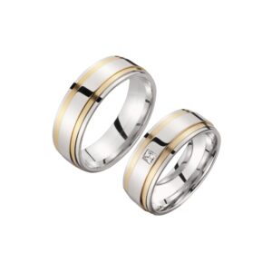 Eheringe/Trauringe Sieger Limited Edition SR-53 Gelbgold/Weißgold