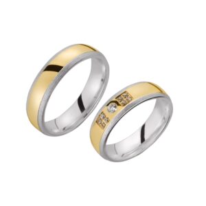 Eheringe/Trauringe Sieger Limited Edition SR-55 Gelbgold/Weißgold