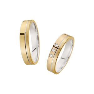 Eheringe/Trauringe Sieger Limited Edition SR-60 Gelbgold/Weißgold