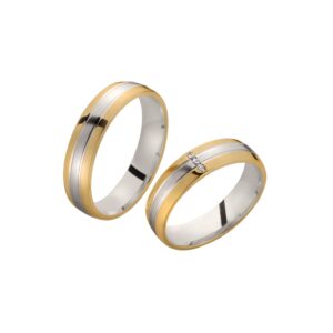 Eheringe/Trauringe Sieger Limited Edition SR-61 Gelbgold/Weißgold