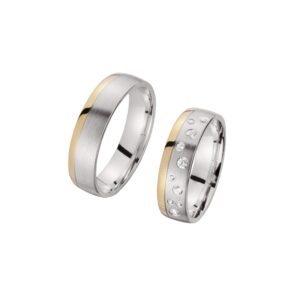 Eheringe/Trauringe Sieger Limited Edition SR-66 Gelbgold/Weißgold