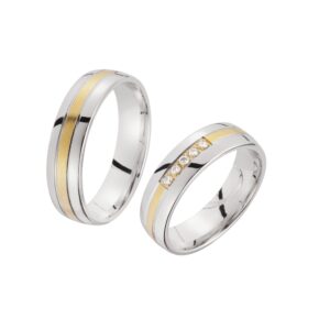 Eheringe/Trauringe Sieger Limited Edition SR-67 Gelbgold/Weißgold