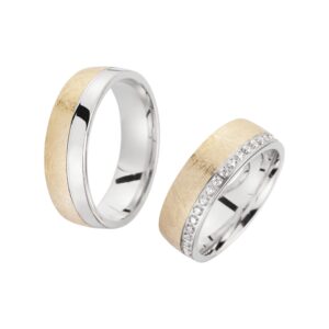 Eheringe/Trauringe Sieger Limited Edition SR-69 Gelbgold/Weißgold