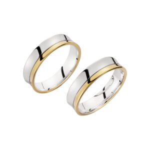 Eheringe/Trauringe Sieger Limited Edition SR-74 Gelbgold/Weißgold